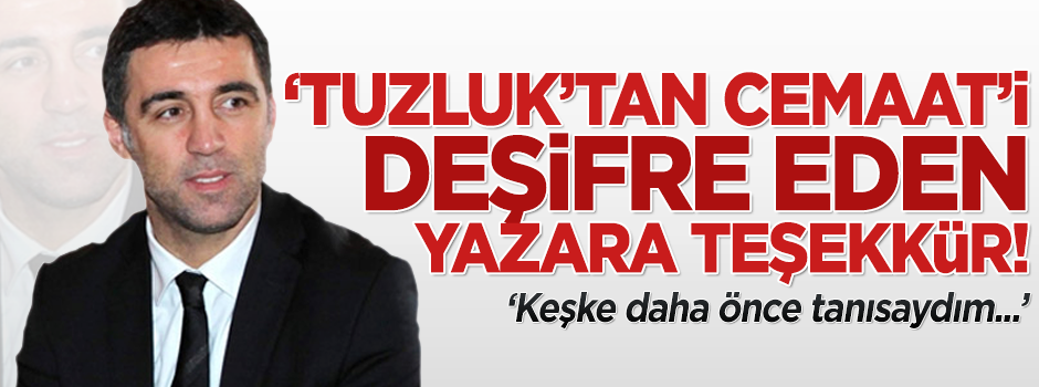 Şükür’den Gülen yapılanmasını deşifre eden Ahmet Şık'a teşekkür