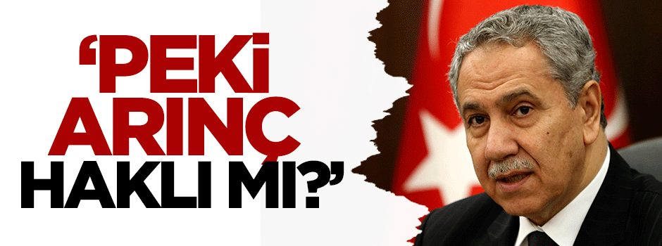 Süleyman Özışık: Peki Arınç haklı mı?