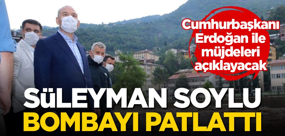 Süleyman Soylu bombayı patlattı! Cumhurbaşkanı Erdoğan…