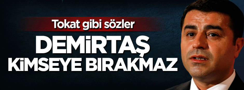 Süleyman Soylu'dan Demirtaş'a tokat gibi sözler