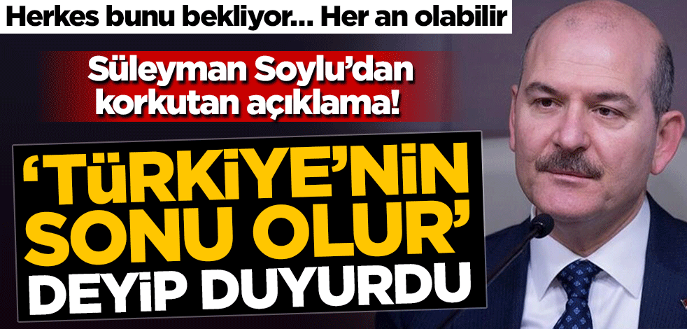 Süleyman Soylu'dan korkutan açıklama: İstanbul depremi Türkiye’nin bekasını tehdit eder