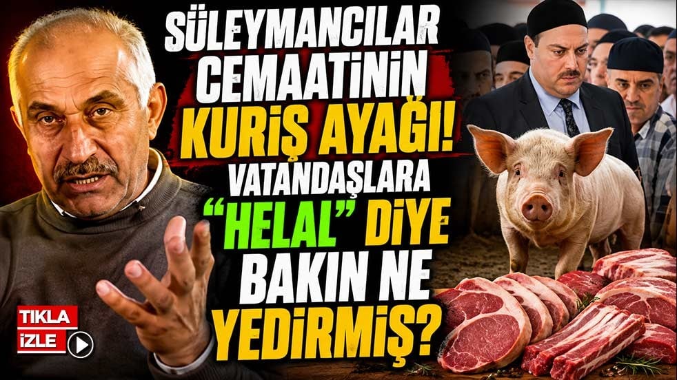 Süleymancılar cemaatinin Kuriş ayağı! Vatandaşlara “helal” diye bakın ne yedirmiş?