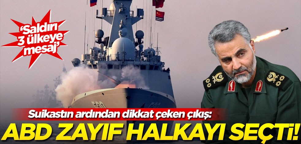 Süleymani suikastının ardından çarpıcı çıkış: ABD zayıf halkayı seçti!