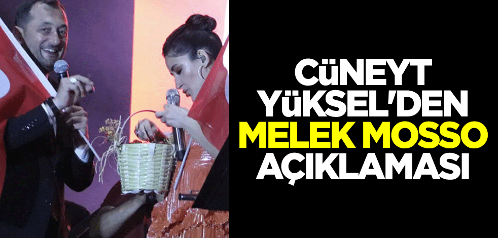 Süleymanpaşa Belediye Başkanı Cüneyt Yüksel'den Melek Mosso açıklaması