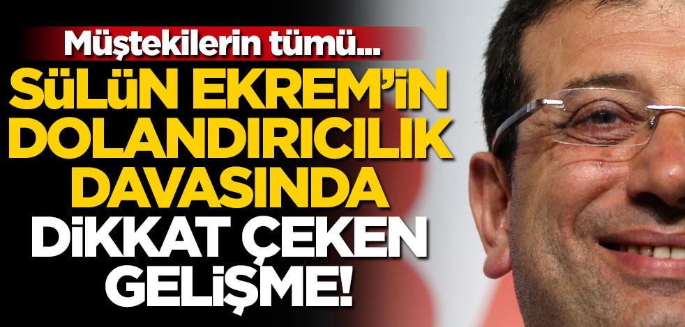 'Sülün Ekrem'in dolandırıcılık davasında flaş gelişme! Bir anda davadan çekildiler