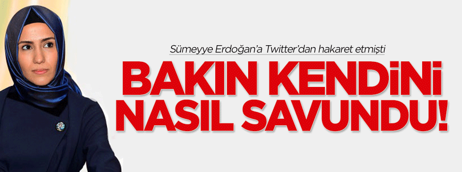 Sümeyye Erdoğan'a hakaret eden kişi serbest bırakıldı