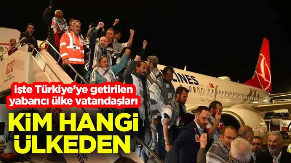 Sumud Filosu aktivistleri İstanbul'da! İşte Türkiye’ye getirilen yabancı ülke vatandaşları! Kim hangi ülkeden