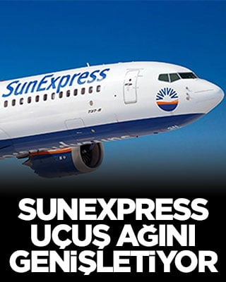 SunExpress uçuş ağını genişletiyor
