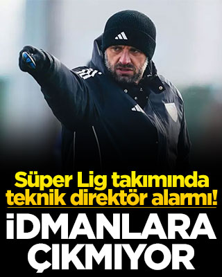 Süper Lig takımında teknik direktör alarmı! İdmanlara çıkmıyor
