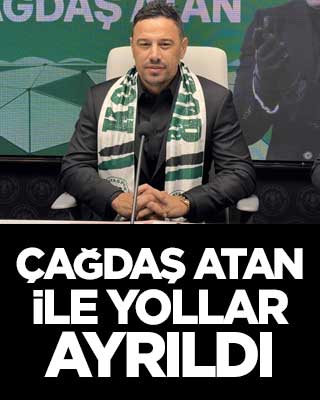 Konyaspor'da Çağdaş Atan ile yollar ayrıldı