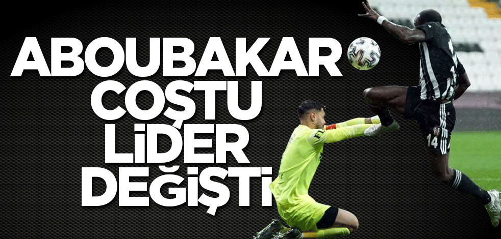 Süper Lig'de Beşiktaş liderliğe yükseldi