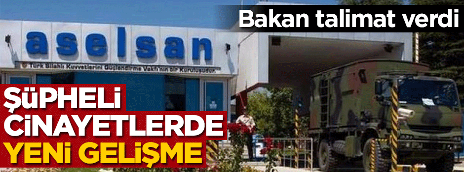 Şüpheli cinayetlerde yeni gelişme