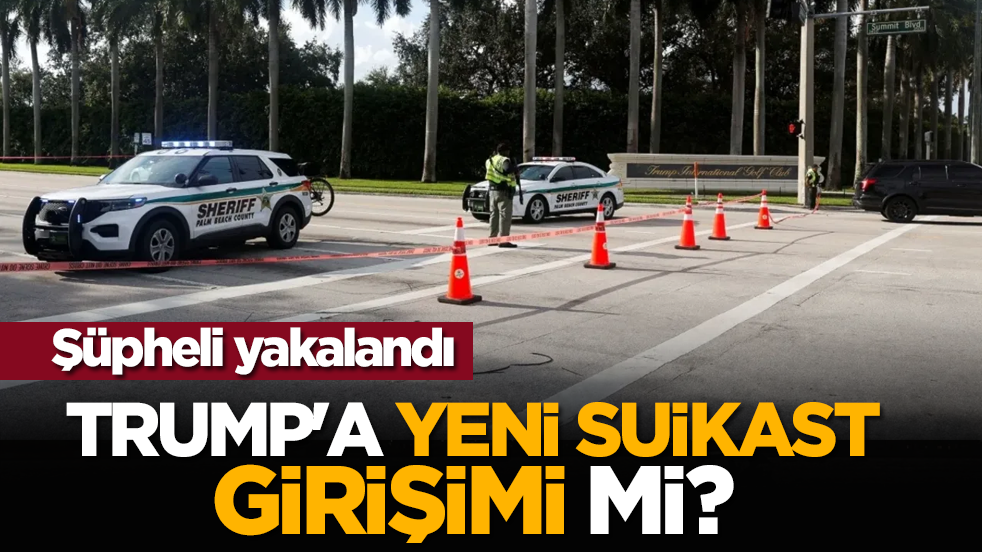 Şüpheli yakalandı: Trump'a yeni suikast girişimi mi?