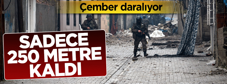 Sur PKK'lılar iyice sıkıştı