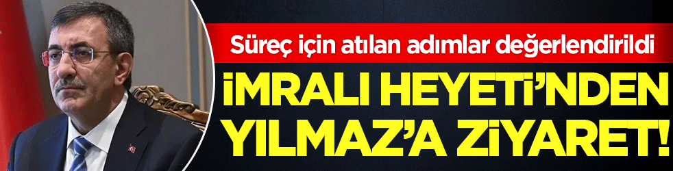 Süreç için atılan adımlar değerlendirildi: İmralı Heyetinden Yılmaz’a ziyaret
