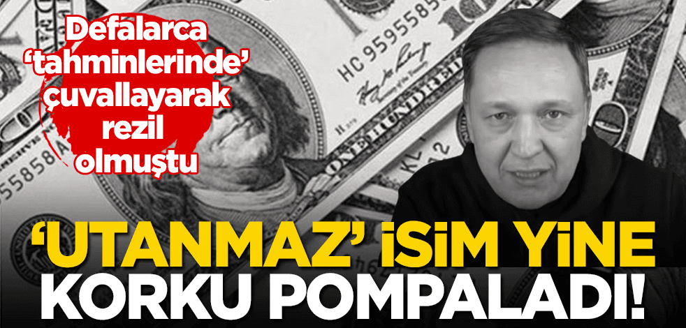 Sürekli çuvallayan bu ‘utanmaz’ isim yine çıkıp tahminde bulundu!