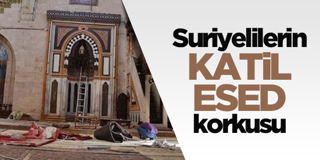 Suriye halkı Katil Esed korkusundan teravihe gidemiyor