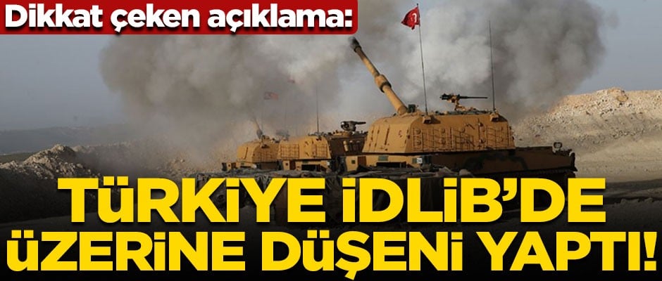 Suriye ile ilgili dikkat çeken açıklama! "Türkiye İdlib'de üzerine düşeni yaptı"