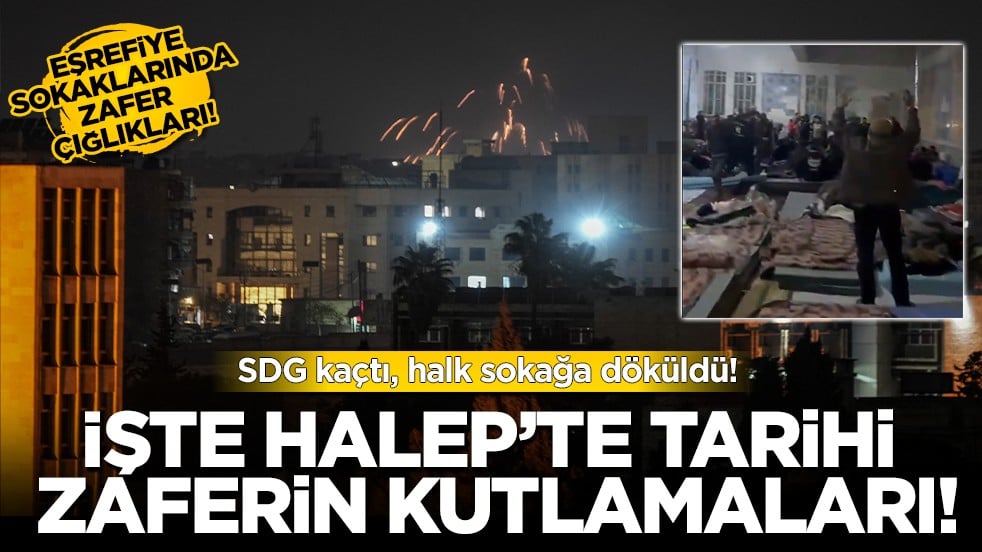 Suriye ordusu Halep’te ilerliyor: Eşrefiye Mahallesi’nde kontrol sağlandı!