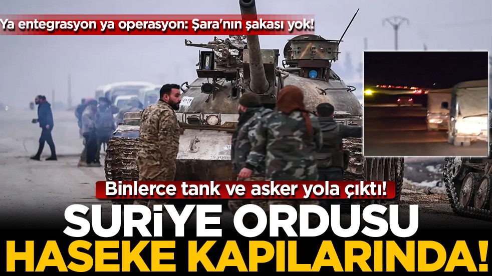 Suriye ordusu Haseke kapılarına dayandı: Şara’dan terör örgütüne "Ya teslim ol ya yok ol" resti!