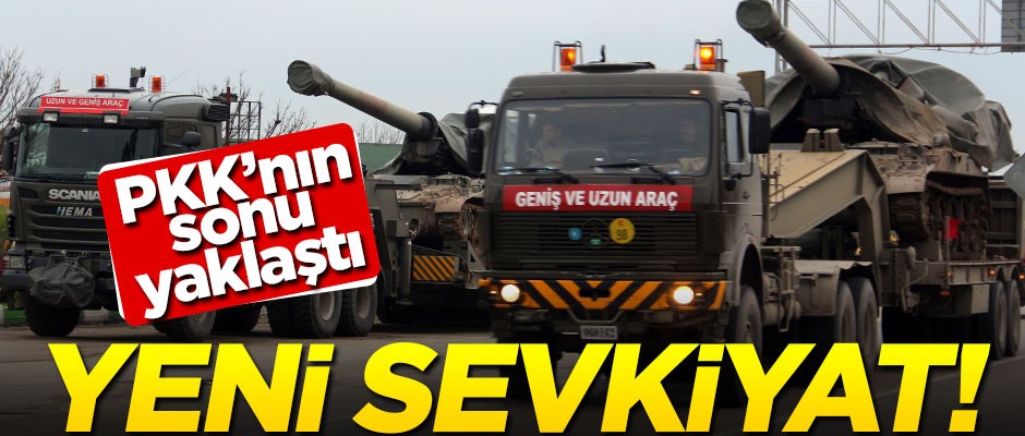 Suriye sınırına askeri sevkiyat