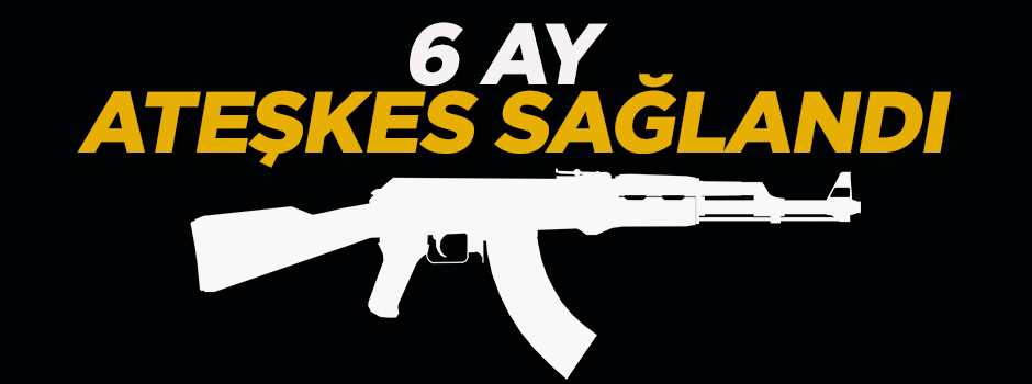 Suriye'de 3 bölgede 6 ay ateşkes sağlandı