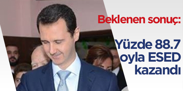 Suriye'de beklenen sonuç: Esed kazandı!..