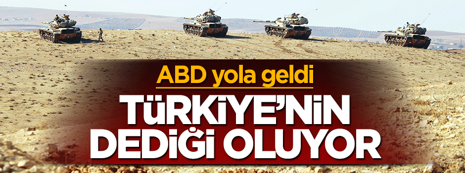 Suriye'de güvenli bölge kuruluyor