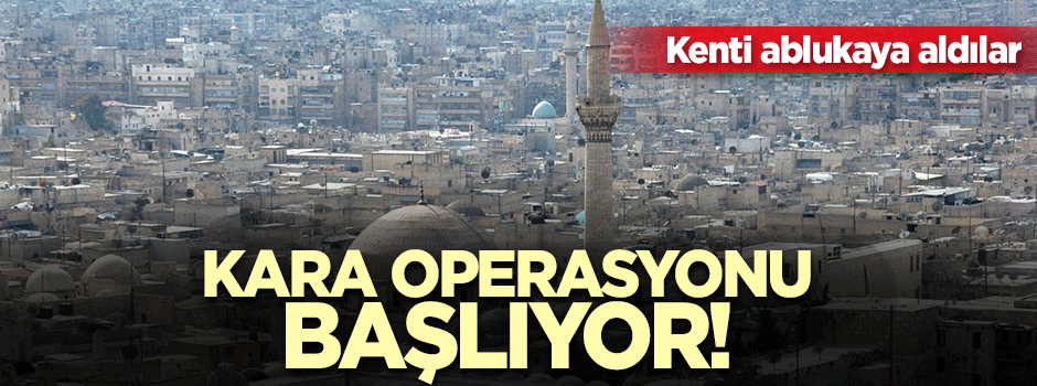 Suriye'de kara operasyonu hazırlığı!