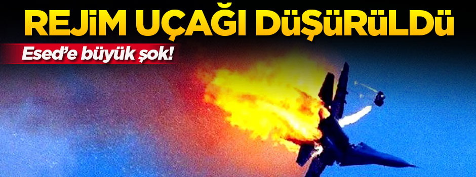 Suriye'de rejim uçağı düşürüldü iddiası