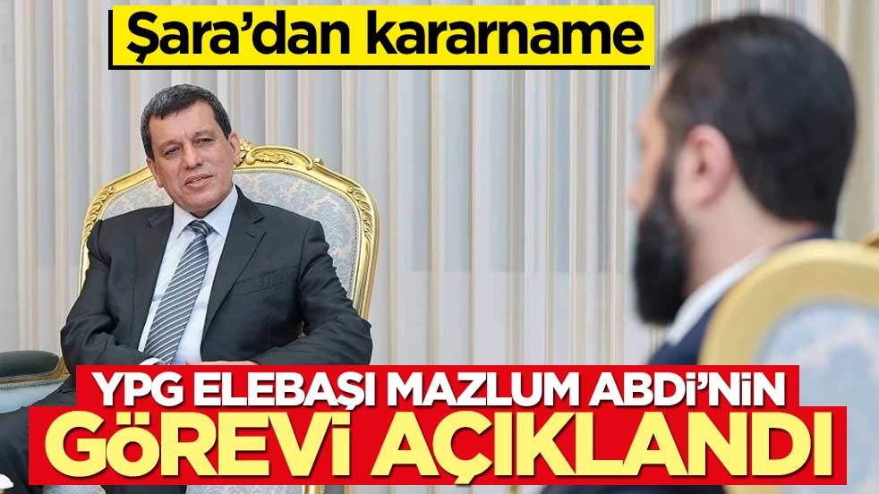 Suriye'de yeni dönem: Cumhurbaşkanı Ahmed Şara, Mazlum Abdi'yi danışman olarak atadı
