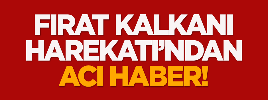 Suriye'den acı haber