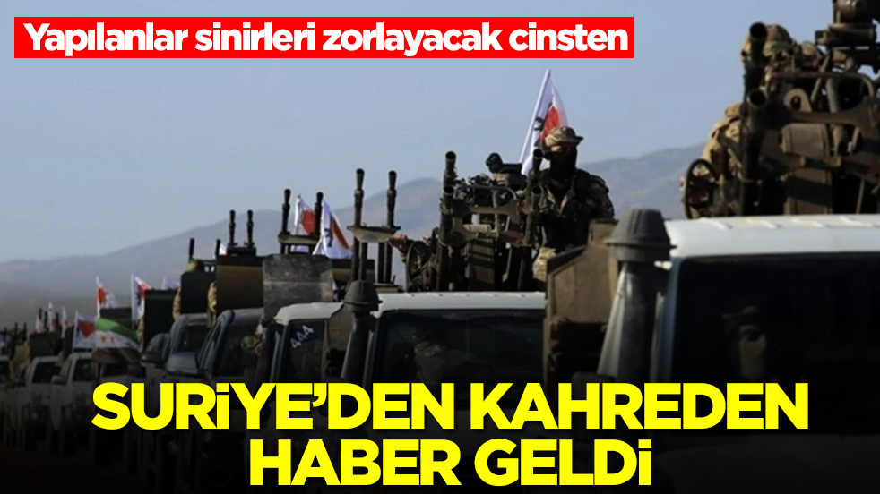 Suriye'den kahreden haber! Yapılanlar sinirleri zorlayacak cinsten