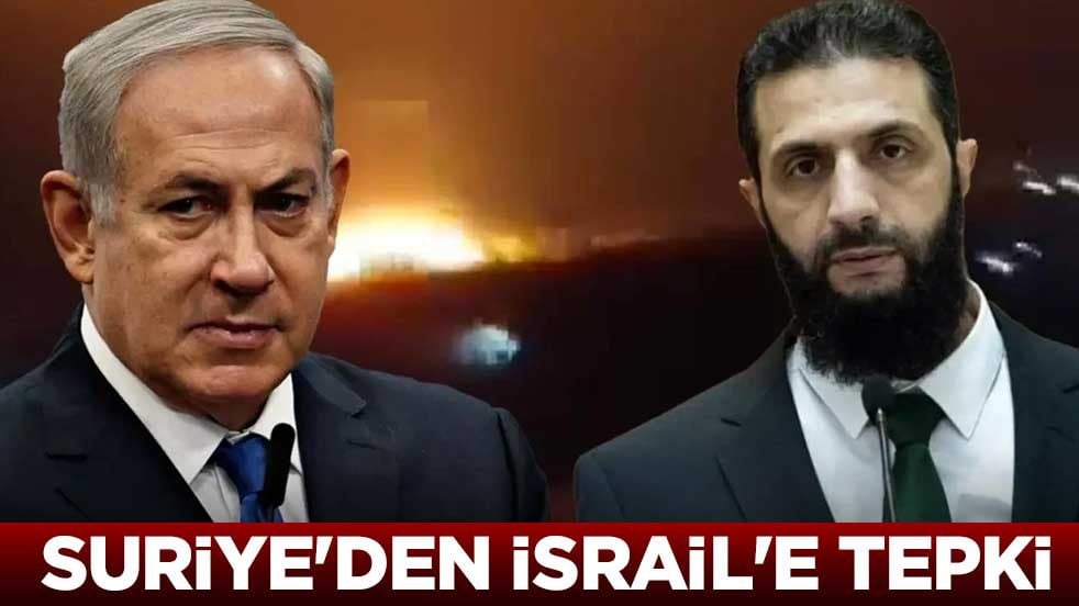 Suriye'den terör devleti İsrail'e tepki