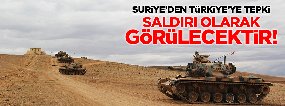 Suriye'den tezkere tepkisi