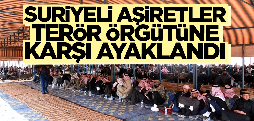 Suriyeli aşiretler terör örgütüne karşı ayaklandı