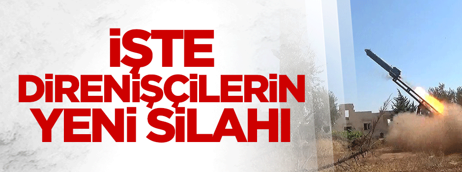 Suriyeli direnişçilerin yeni gücü 'güvercin füzesi'