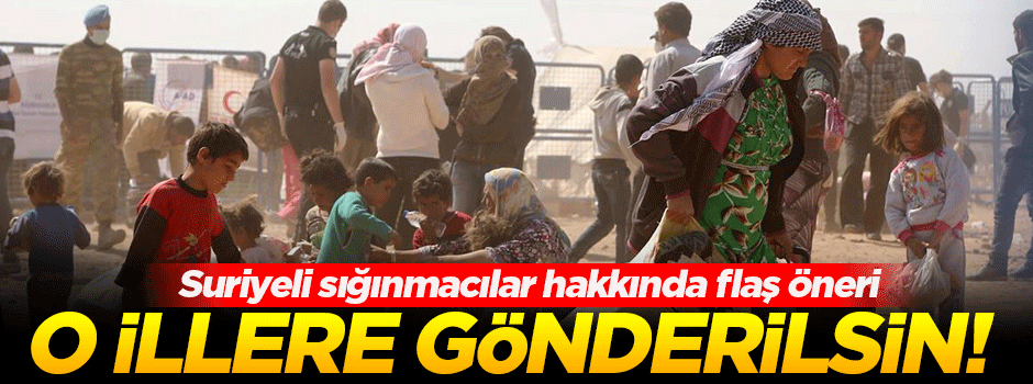 'Suriyeli sığınmacılar nüfusa orantılı bir şekilde dağıtılmalı'