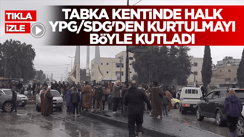 Suriyeliler, bölgenin terör örgütü YPG/SDG'den kurtarılmasını kutladı