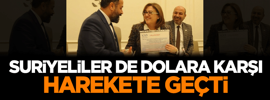 Suriyeliler de dolara karşı harekete geçti
