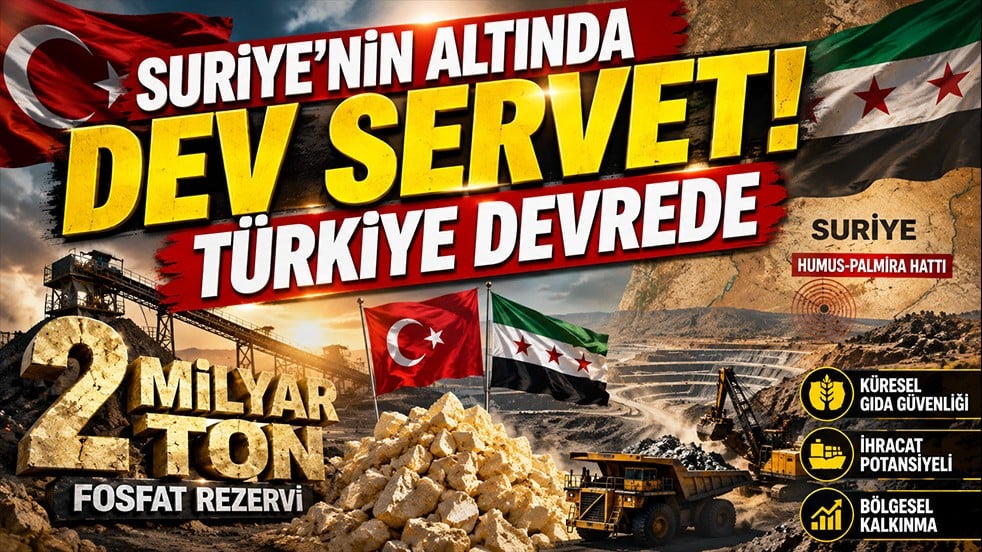 Suriye’nin altındaki dev servet için Türkiye devrede! 2 milyar tonluk stratejik rezerv