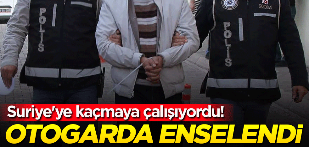 Suriye'ye kaçmaya çalışıyordu! Otogarda enselendi