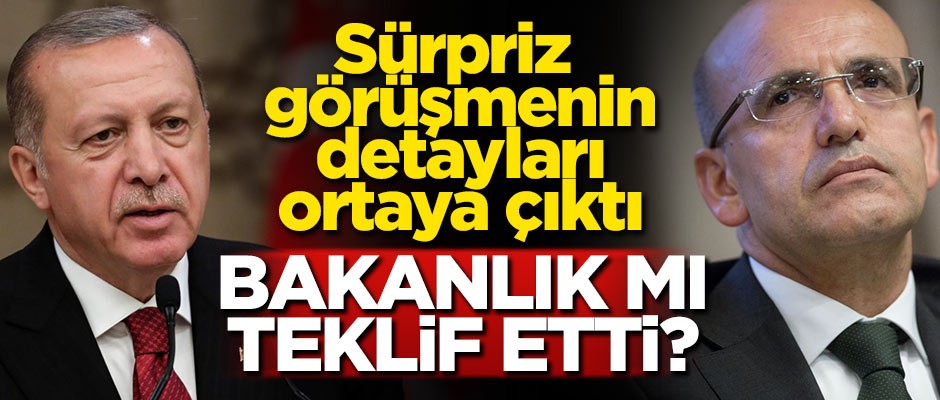 Sürpriz görüşmenin detayları ortaya çıktı! Bakanlık mı teklif etti?
