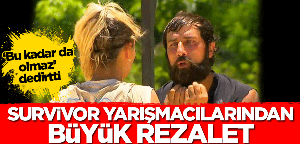Survivor yarışmacısı Yasin Obuz'dan büyük rezalet!