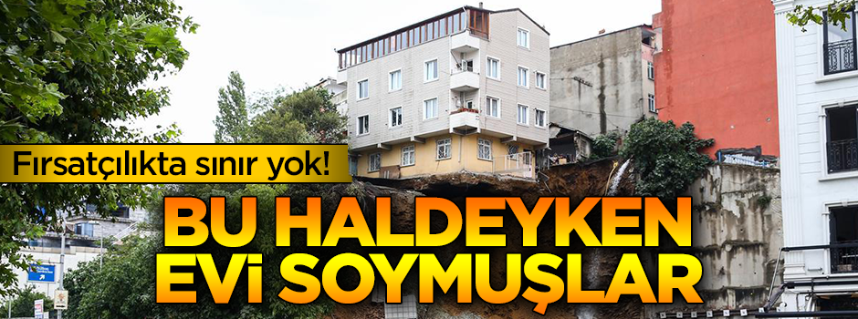 Sütlüce'de yıkılan binada hırsızlık şoku!