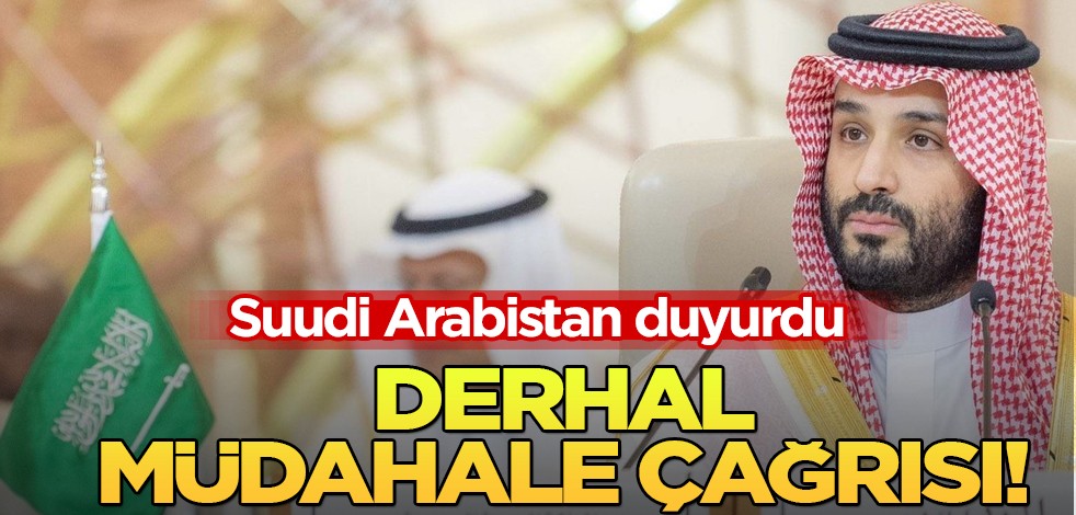 Suudi Arabistan, Filistin'e destek için uluslararası topluma derhal müdahale çağrısı yaptı! Allah, bunları perişan eylesin diyoruz