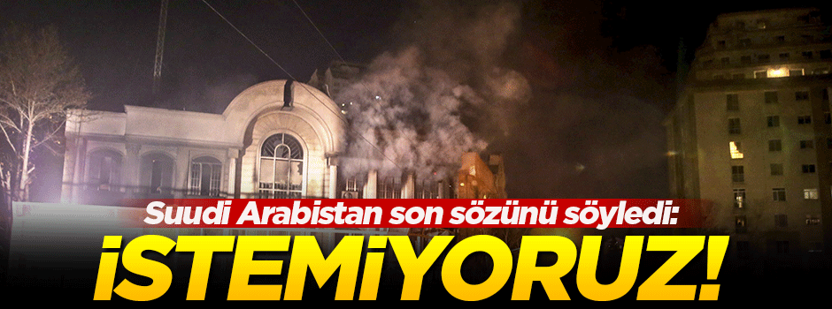 Suudi Arabistan, İran konusunda arabulucu istemiyor