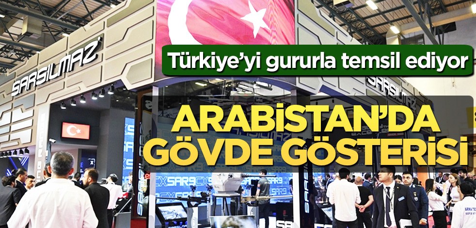 Türkiye’yi gururla temsil eden sarsılmaz: Savunma sanayii de 4 - 8 Şubat'ta ilk kez 85 farklı modeli ile katıldı
