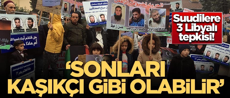 Suudi Arabistan Konsolosluğu'nda Libya protestosu!