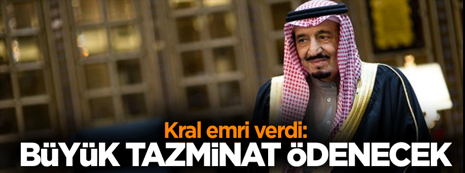 Suudi Arabistan'da vinç kazasında hayatını kaybedenlerin ailelerine tazminat
